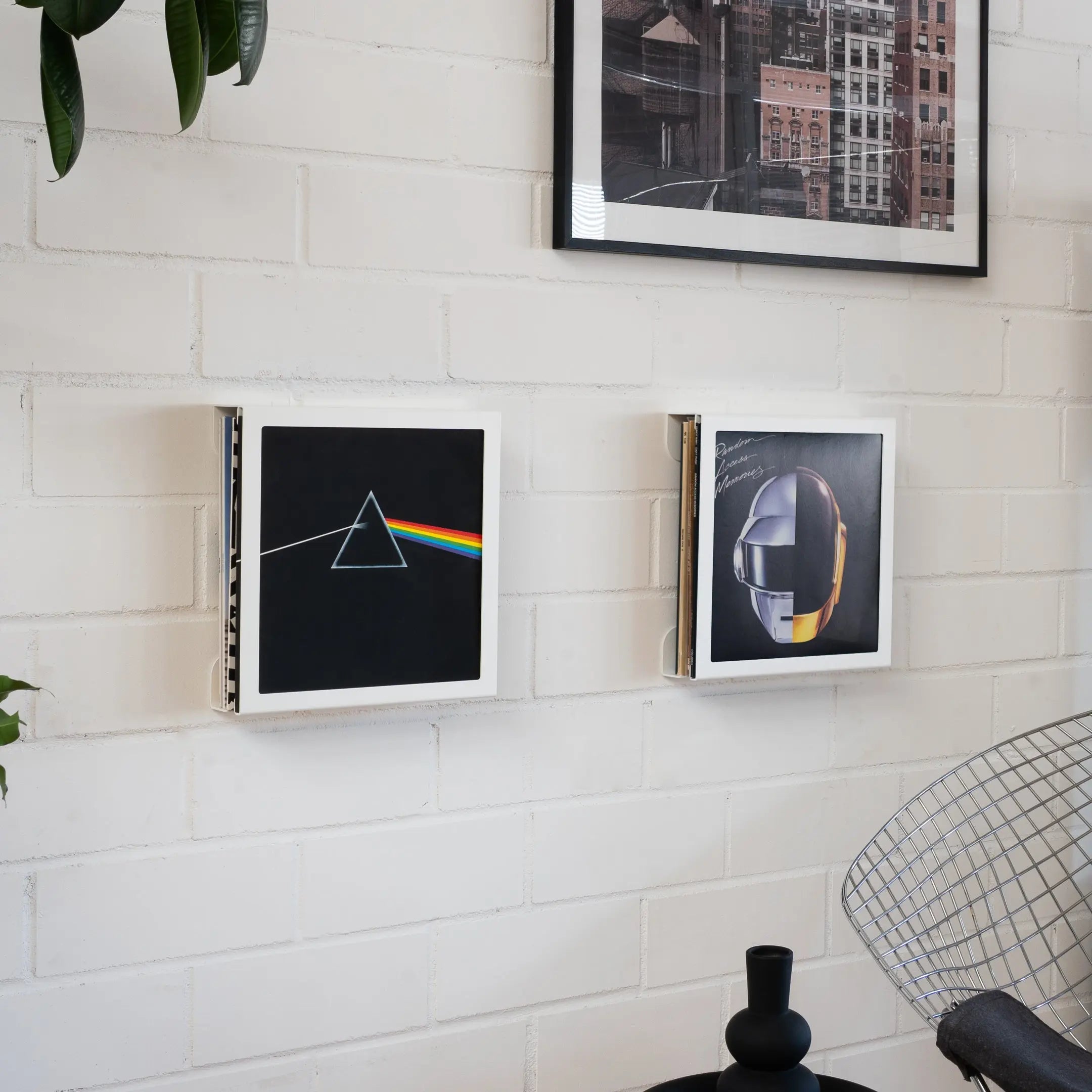 Schallplatten Wandhalterung für 12 Zoll Vinyl Records - Square (Single) FLATE® Store